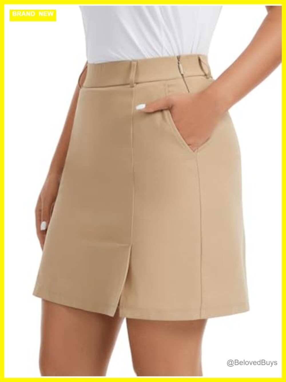 Women's 18" Golf Skort with Pockets Tennis Pickleball Athletic Skirt
